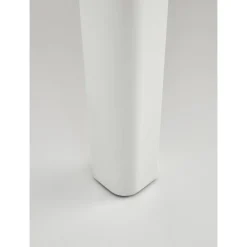 RINGO Rundt spisebord med udtræk 102cm udvides til 142cm - Håndværk eg og Hvid