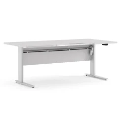 Rio hæve/sænke skrivebord 180 cm - Hvid