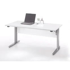 Rio hæve/sænke skrivebord 150 cm - Hvid