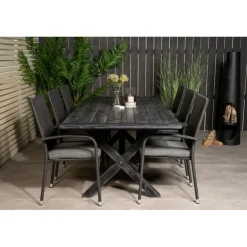 Rives t Loungesæt - Havemøbelsæt - Sort