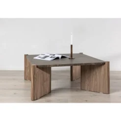 Rogaland Sofabord 100x100cm - Brun