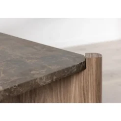 Rogaland Sofabord 100x100cm - Brun