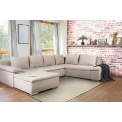 Romo U-Sofa Vesntrevendt - integreret sovefunktion