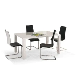 RONALD 120/80 bord - Hvid