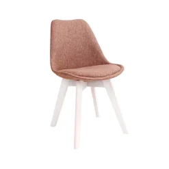 Rosa skalstol i brun