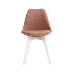 Rosa skalstol i brun