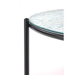 ROSALIA, sofabord, transparent - Sort