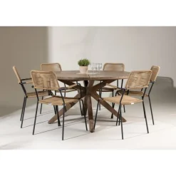 Rosario Rund Loungesæt - Havemøbelsæt