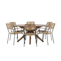 Rosario Rund Loungesæt - Havemøbelsæt