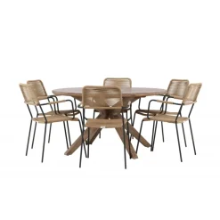 Rosario Rund Loungesæt - Havemøbelsæt