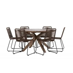 Rosario Rund Loungesæt - Havemøbelsæt