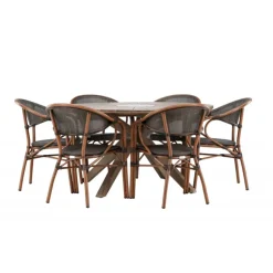 Rosario Rund Loungesæt - Havemøbelsæt