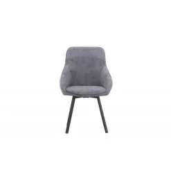 Rosie Spisebordsstol - Sort og Grå