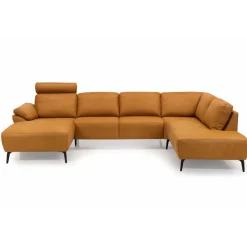 Roskilde Hjørnesofa med chaiselong Cognac - Venstrevendt