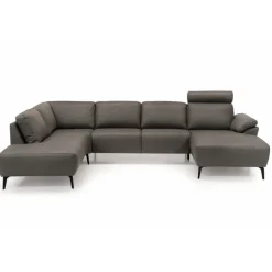 Roskilde Hjørnesofa med chaiselong Sort - Højrevendt