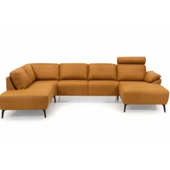 Roskilde Hjørnesofa med chaiselong Cognac - Højrevendt