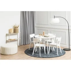 Roxby spisebord hvid MDF