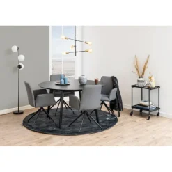 Roxby spisebord sort MDF