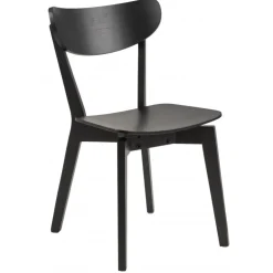 Roxby Spisebordsstol – Mat Sort Acryl Lak