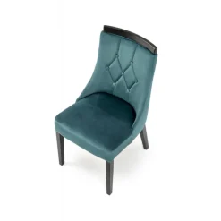 ROYAL Spisebordsstol, Sort / Mørkegrøn Monolith 37