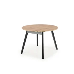 RUBEN Rundt spisebord med udræk 102cm udvides til 142cm - Håndværksegetræ