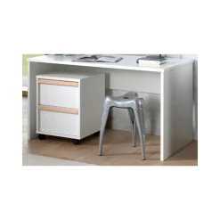 Rullebord til computer – London computervogn, hvid