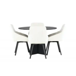 Rundt Spisebordssæt Bootcut med stole Rosie