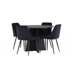 Rundt Spisebordssæt Bootcut med stole Night