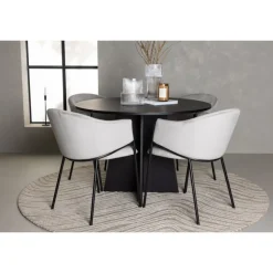 Rundt Spisebordssæt Bootcut med stole Evelina