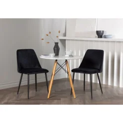 Rundt Spisebordssæt Danburi med stole Night