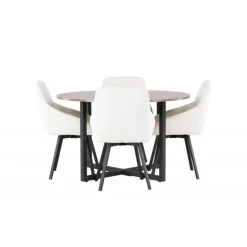 Rundt Spisebordssæt Durango med stole Rosie