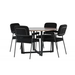 Rundt Spisebordssæt Durango med stole Yesterday