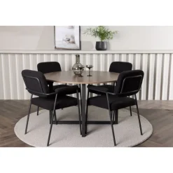 Rundt Spisebordssæt Durango med stole Yesterday