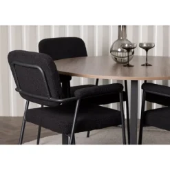 Rundt Spisebordssæt Durango med stole Yesterday