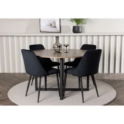 Rundt Spisebordssæt Durango med Night stole