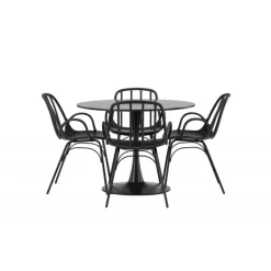 Rundt Spisebordssæt Glade med stole Dyron