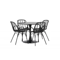 Rundt Spisebordssæt Glade med stole Dyron