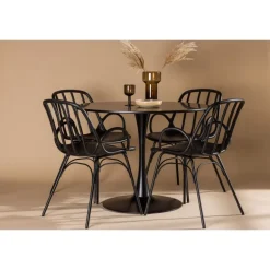 Rundt Spisebordssæt Glade med stole Dyron