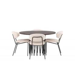 Rundt Spisebordssæt i Sten