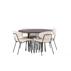 Rundt Spisebordssæt i Sten