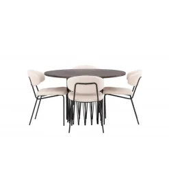 Rundt Spisebordssæt i Sten