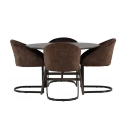 Rundt Spisebordssæt Kaseindon med stole Evening