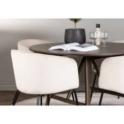 Rundt Spisebordssæt Kaseindon med stolene Berit