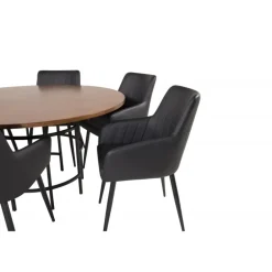 Rundt Spisebordssæt København med stole Comfort