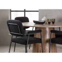 Rundt Spisebordssæt Lanzo med stole Yesterday