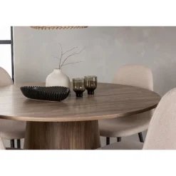 Rundt Spisebordssæt Lanzo med Polar stole