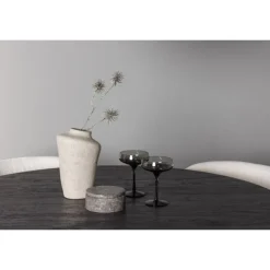 Rundt Spisebordssæt Lanzo med stole Edina