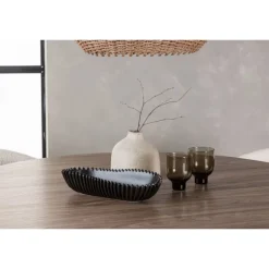 Rundt Spisebordssæt Lanzo med stole Chico