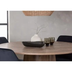 Rundt Spisebordssæt Lanzo med stole Night