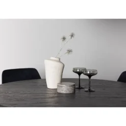 Rundt Spisebordssæt Lanzo med stole Night